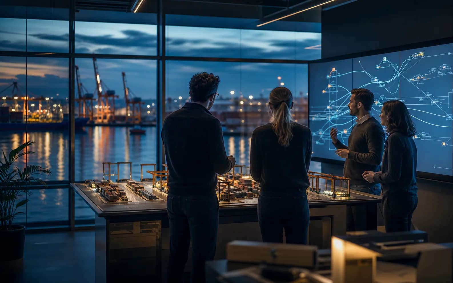 An anonymous terminal technology team developing connected operational systems