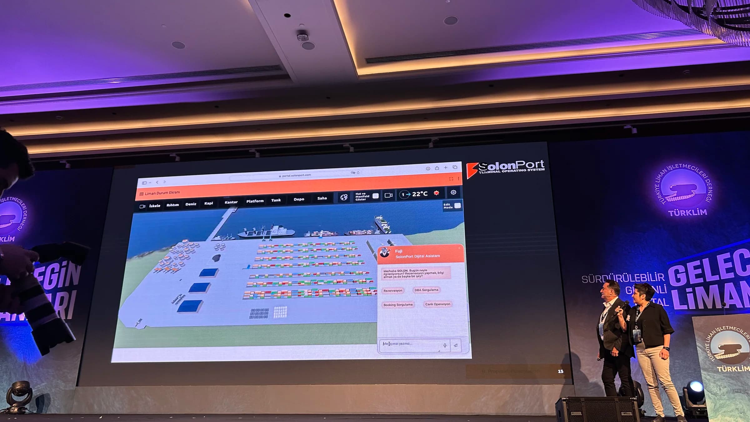 SOLONPORT presenting terminal technologies at TÜRKLİM's Future Ports Workshop